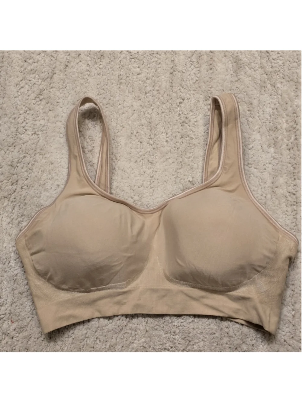 Women's Bali Comfort Revolution Wirefree Bra 2X Beige (only one bra, not 2)